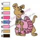 Scooby Doo Embroidery Design 31